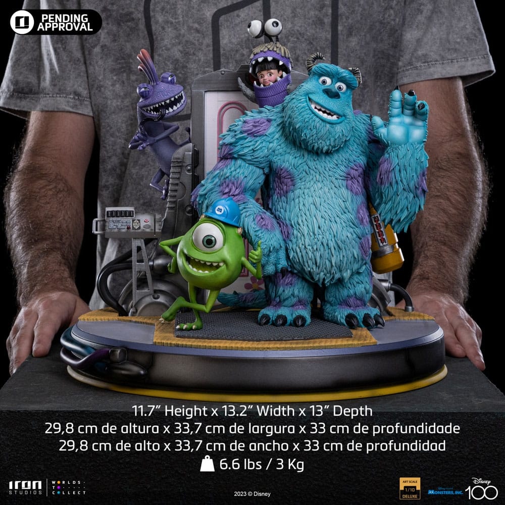 Figurine: Monsters, Inc. Deluxe Art Scale - James P. Sullivan, Mike Wazowski