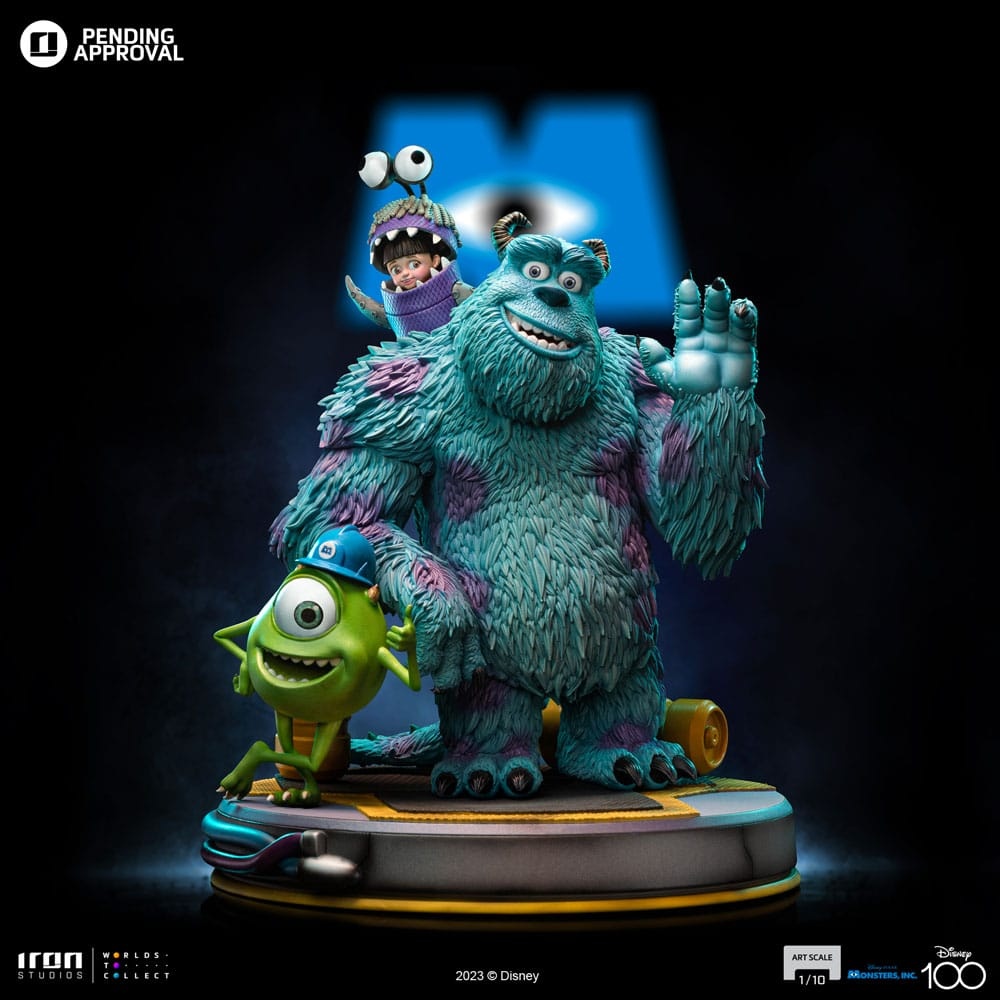 Figurine: Monsters, Inc. Scale Statue - James P. Sullivan, Mike Wazowski