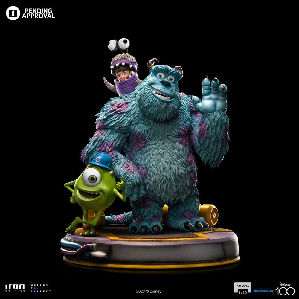 Figurine: Monsters, Inc. Scale Statue - James P. Sullivan, Mike Wazowski