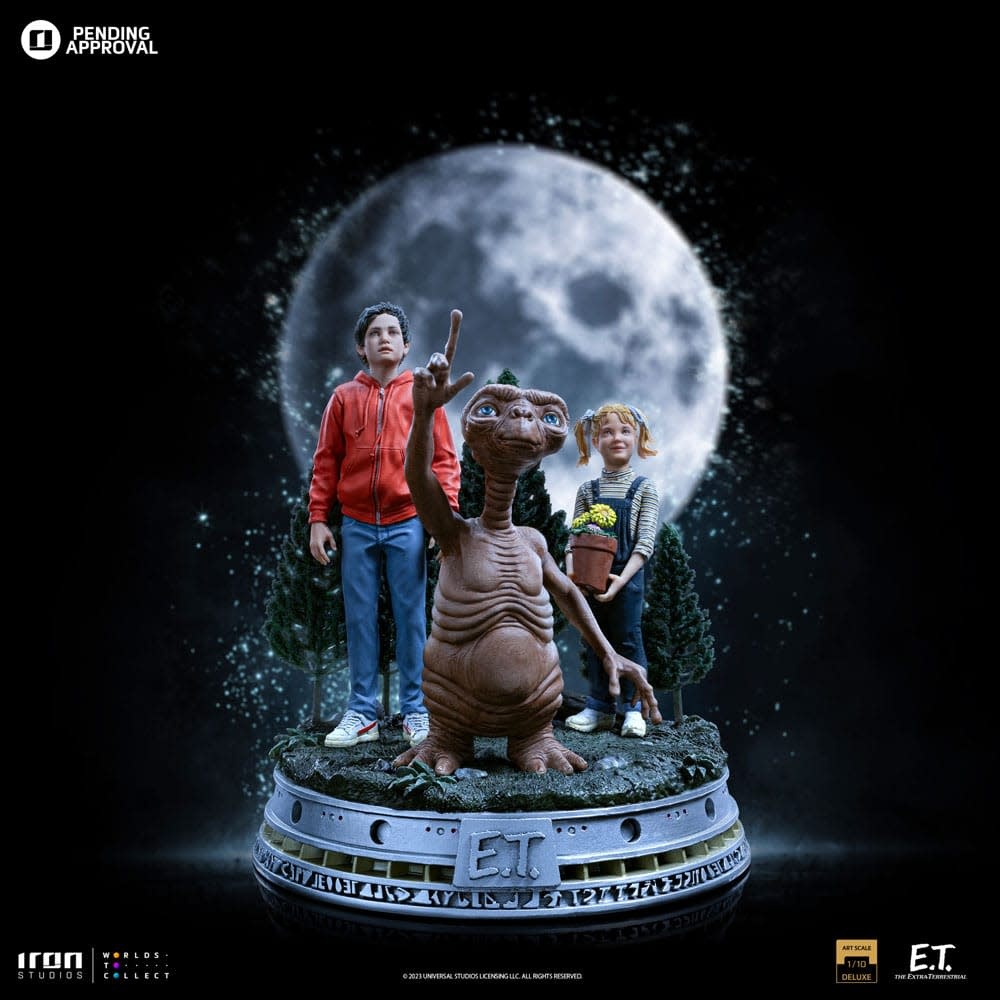 Figurine: E.T. The Extra-Terrestrial Deluxe -E.T., Elliot and Gertie