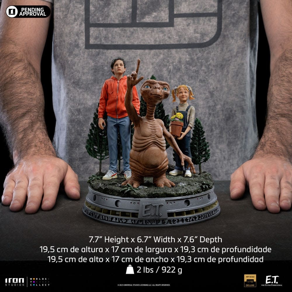 Figurine: E.T. The Extra-Terrestrial Deluxe -E.T., Elliot and Gertie