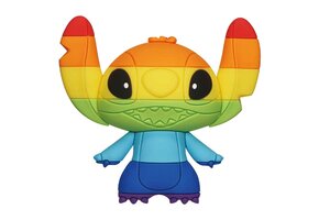 Magneet: Stitch - Rainbow