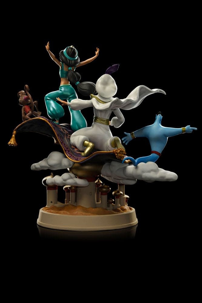 Figurine: Aladdin & Jasmine - Art Scale Statue (Deluxe Edition)