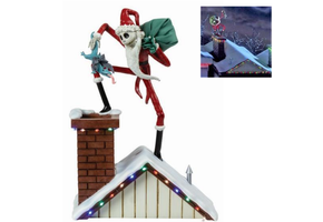 Figurine: Jack Skellington - Santa Jack On Rooftop