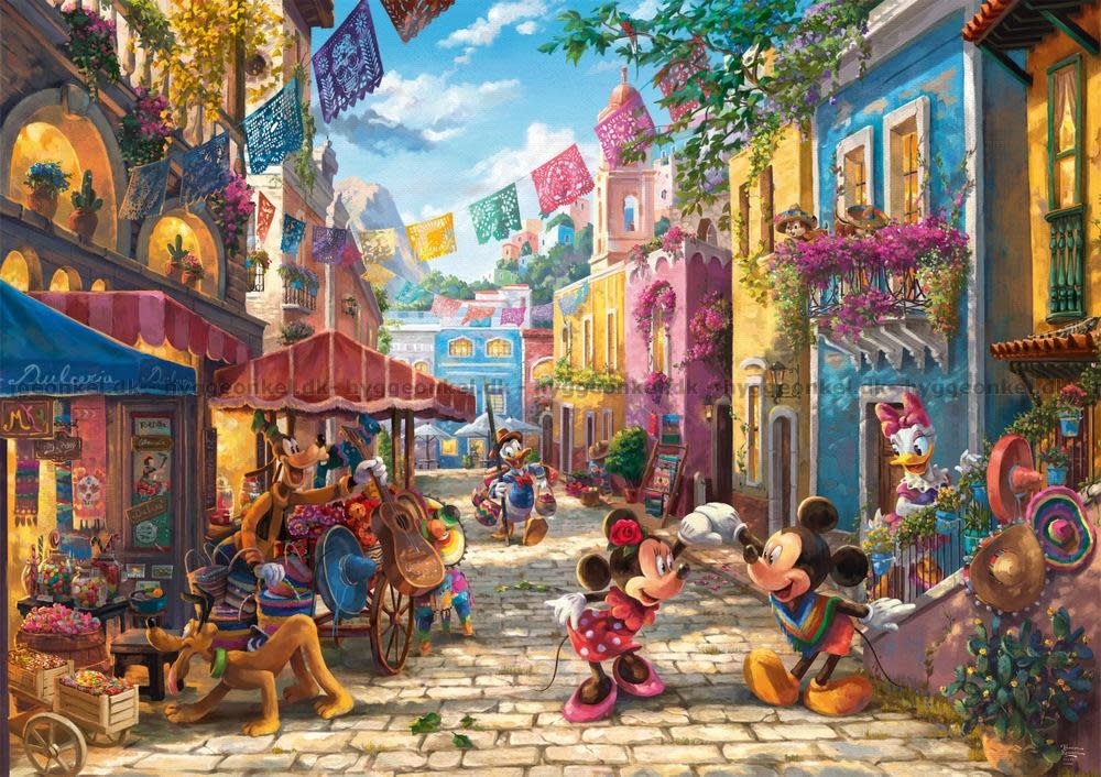 Schmidt Puzzle 6000 stukjes: Mickey & Minnie - in Mexico