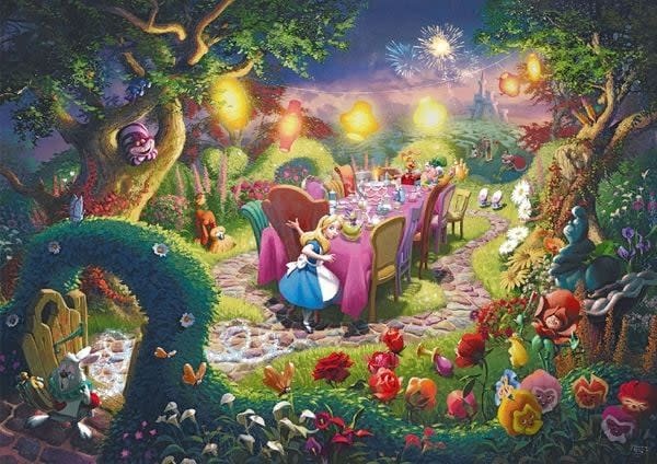 Schmidt Puzzle 6000 stukjes: Alice Mad Hatters - Teaparty