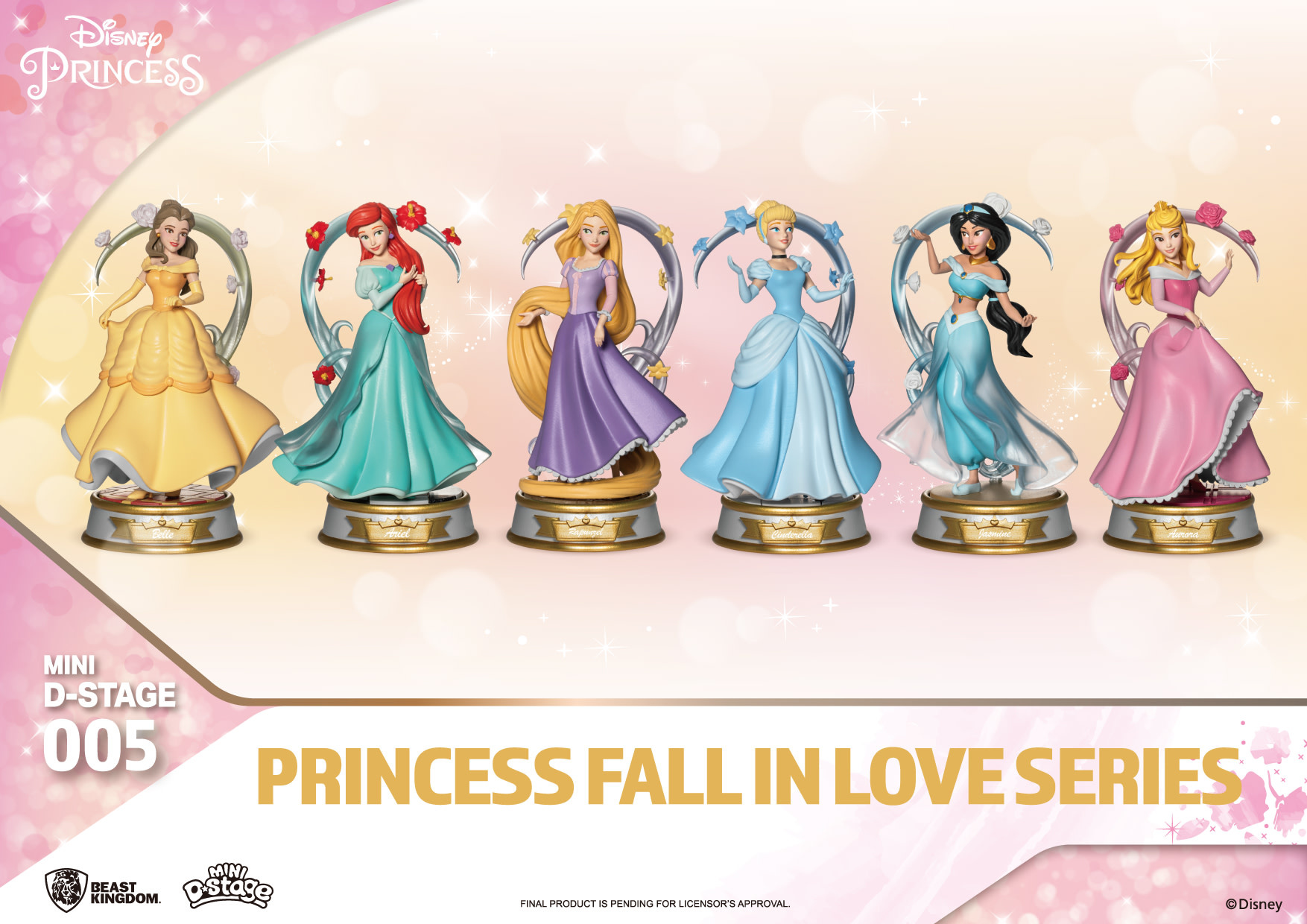 Disney: Mini Diorama Stage Statues Princess Fall In Love Series (6)