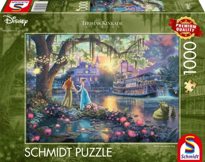 Schmidt Puzzle 1000 stukjes: The Princess and the Frog