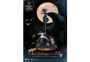Master Craft Statue: Jack Skellington & Zero