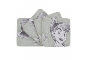4 Onderzetters: Peter Pan