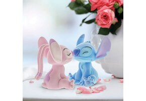 Figurines: Stitch & Angel - Flocked Kissing