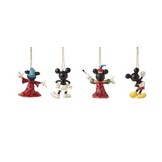 4 Hanging Ornaments: Mickey Mouse