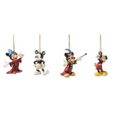 4 Hanging Ornaments: Mickey Mouse