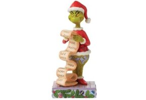 Figurine: Grinch - with Naughty / Nice List