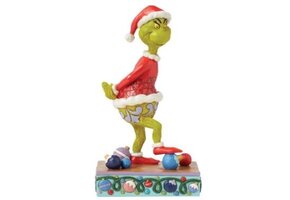 Figurine: Grinch - Stepping on Ornament