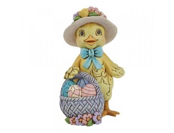 Figurine: Kuiken met mand