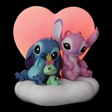 Figurine: Stitch & Angel - Light up