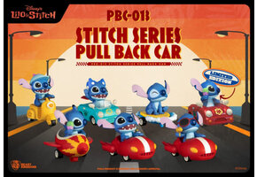 Figurine: Stitch - Pull Back Car Blind Box Set