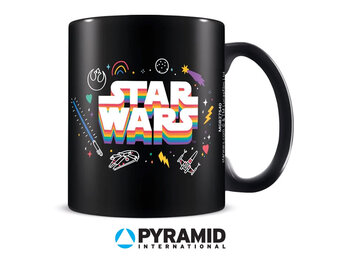 Beker: Star Wars - Pride Logo Rainbow - zwart