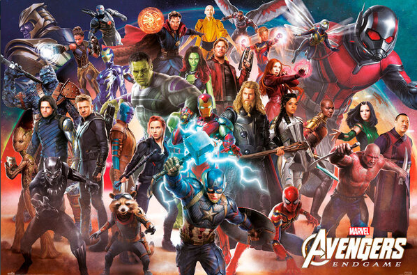 Maxi Poster: Marvel - The Avengers - Endgame Line-Up