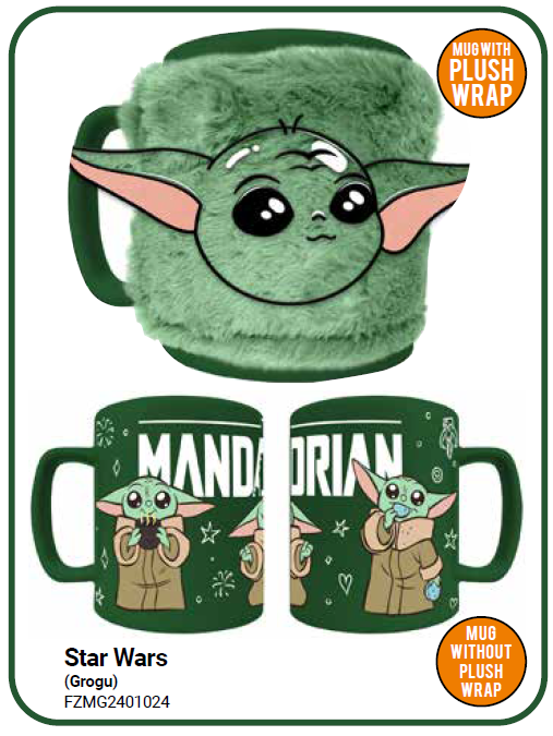 Beker: Star Wars - The Mandalorian Fuzzy Mug - Grogu