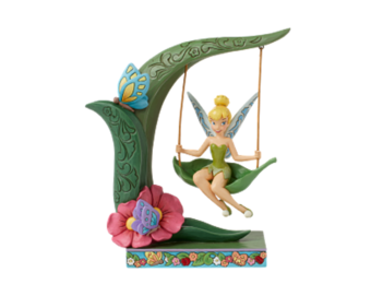 Figurine: Tinkerbell - on Swing