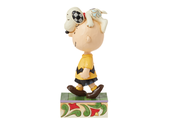 Figurine: Peanuts - Head Honcho (Snoopy on Charlie Brown's Head)