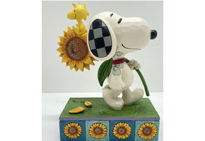 Figurine: Sunsational Friendship (Snoopy Sunflower)