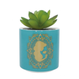 Plantenpot:  Aladdin - Turquoise Faux Plant in Pot