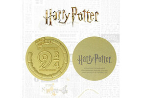 Munt: Harry Potter - Platform 9 3-4 - Limited Edition - 24k Gold Plated Medallion
