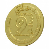 Munt: Harry Potter - Platform 9 3-4 - Limited Edition - 24k Gold Plated Medallion