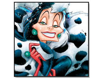 Canvas: Cruella de Vil - 50 x 50 cm