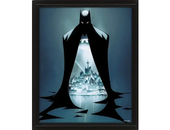 3D Poster ingelijst: Batman - Gotham Protector