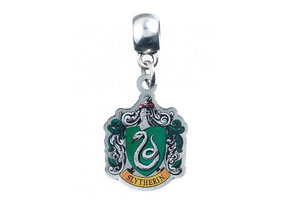 Bedeltje: Slytherin - Silver Plated / Crest / Slider Charm