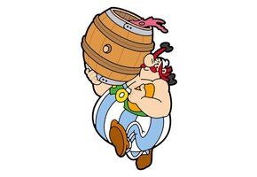 Magneet: Asterix in  Britain - 6 cm