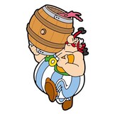 Magneet: Asterix in  Britain - 6 cm