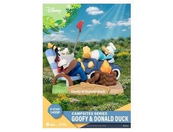 PVC Diorama: Goofy & Donald Duck - D-Stage Campsite Series