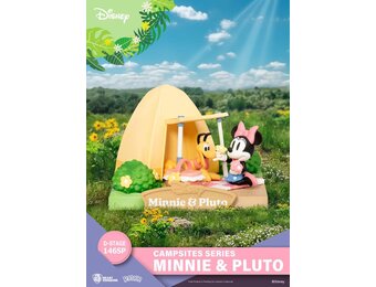 PVC Diorama: Minnie Mouse  & Pluto - D-Stage Campsite Series