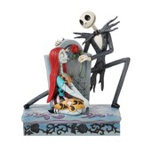 Figurine: A Grave Affair - (Jack & Sally Gravestone