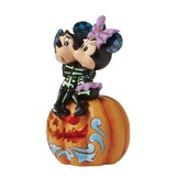 Figurine: Mickey & Minnie - Spine-tingling Sweethearts - LED Pumpkin)