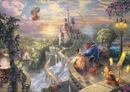 Schmidt Puzzle 500 stukjes: Beauty and Beast