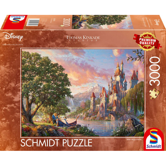 Schmidt Puzzle 3000 stukjes: Belle's - Magische Wereld