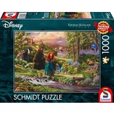 Schmidt Puzzle 1000 stukjes: Brave - Merida