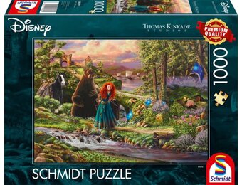 Schmidt Puzzle 1000 stukjes: Brave - Merida