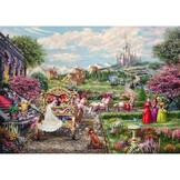 Schmidt Puzzle 1000 stukjes: Cinderella - Happily Ever After