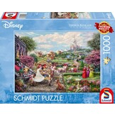 Schmidt Puzzle 1000 stukjes: Cinderella - Happily Ever After