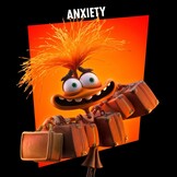 Figurine: Inside Out 2 - Art Scale Statue 1/10Anxiety 18 cm