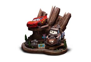 Figurine:  Cars Deluxe - Art Scale Statue 1/10 Lightning Mcqueen & Tow Mater 31 cm