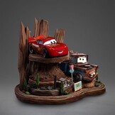 Figurine: Cars Deluxe - Art Scale Statue 1/10 Lightning Mcqueen & Tow Mater 31 cm