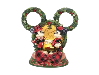 Figurine: Mickey & Minnie Mouse - Magical Winter Moments (Diorama)